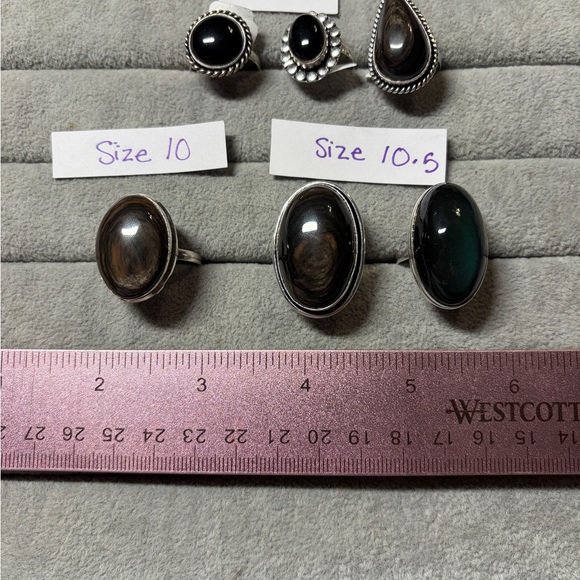 Obsidian Rings - Picture 6 of 7
